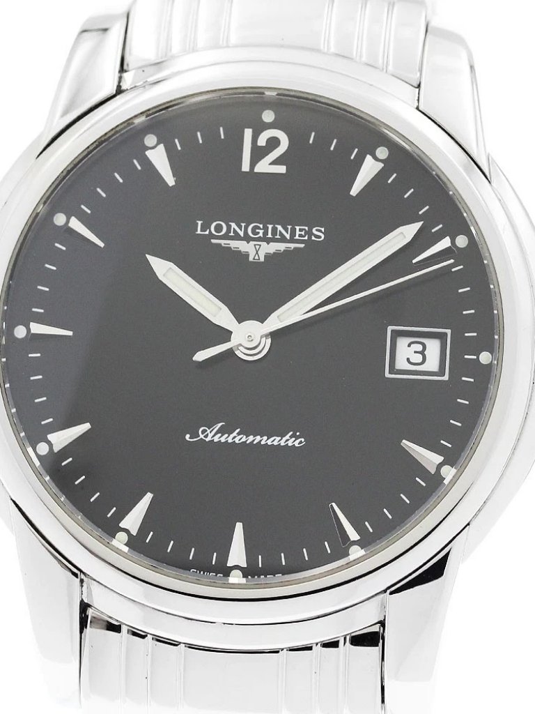 Longines Saintimier L27634 Date Black Dial Automatic Mens Watch920871